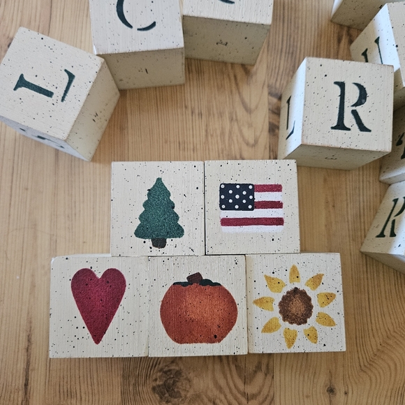 Handmade Wooden Blocks For Decorative Sayings - Picture 8 of 8